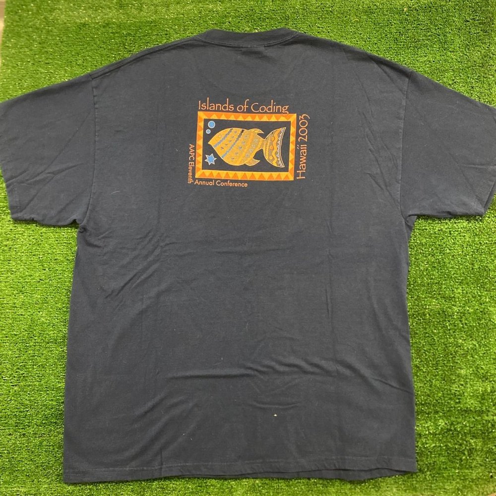 Software Coding Vintage Y2k Computer Tech T-Shirt - image 4
